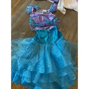 Girls‎ Little Mermaid Costume Dress Up Halloween Party Outfit size 3/4